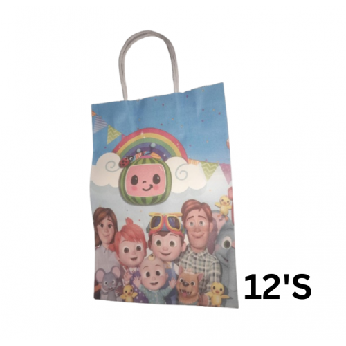 P/GIFT BAG COCOMELON 12'S P/GIFT BAG COCOMELON 12'S